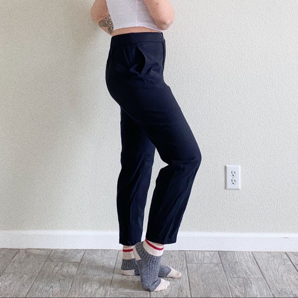 Lululemon Dark Blue Trousers Size 8 - Rare find!